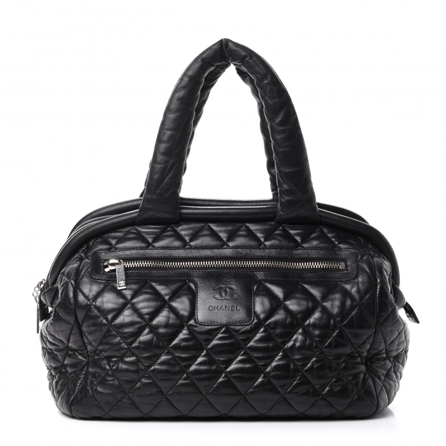 Chanel Lambskin Coco Cocoon Bowler Black 1 of 10