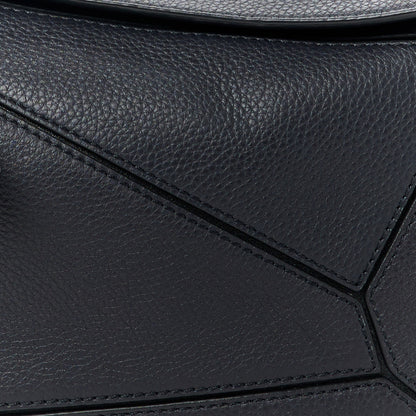 Loewe Calfskin Small Puzzle Bag Midnight Blue Black 8 of 10
