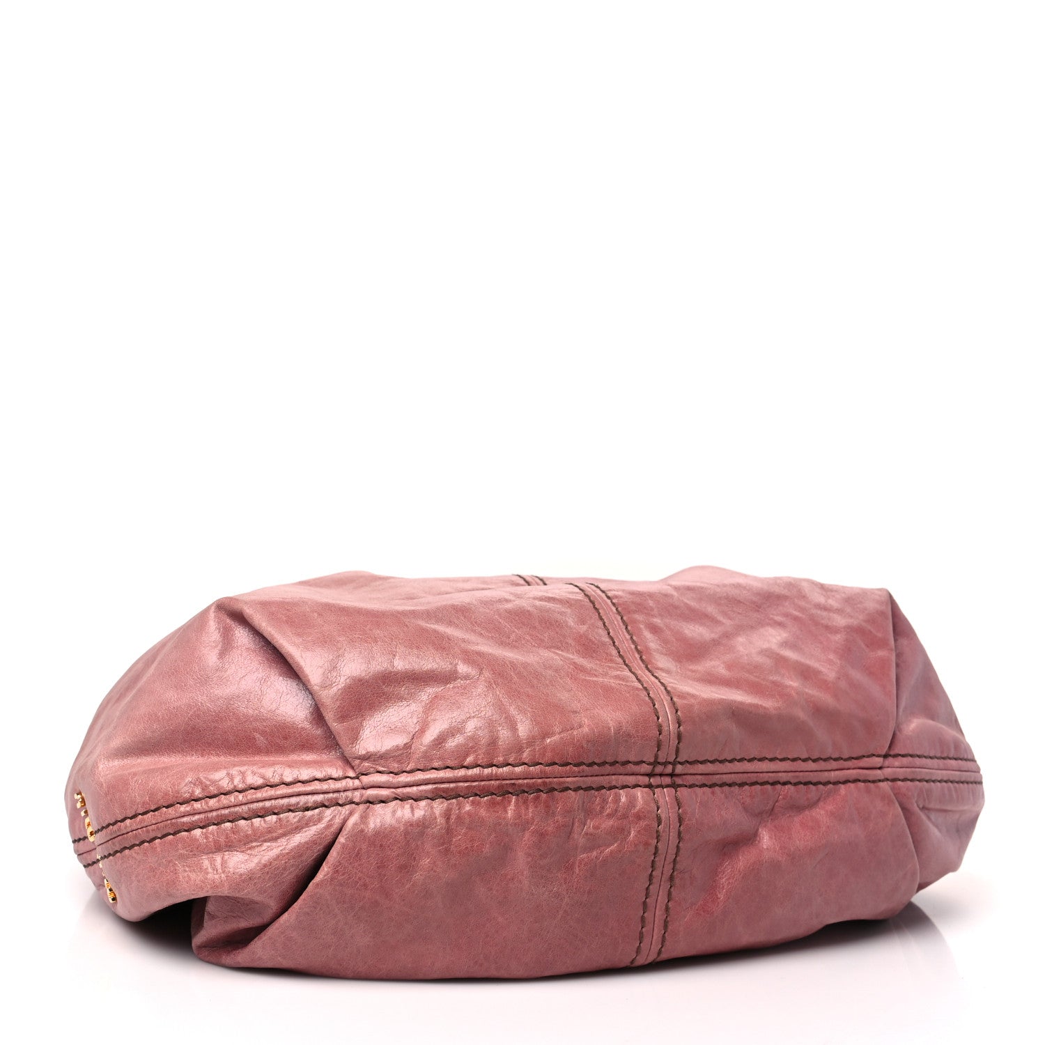 Miu Miu Vitello Shine Shopping Tote Loto 4 of 9