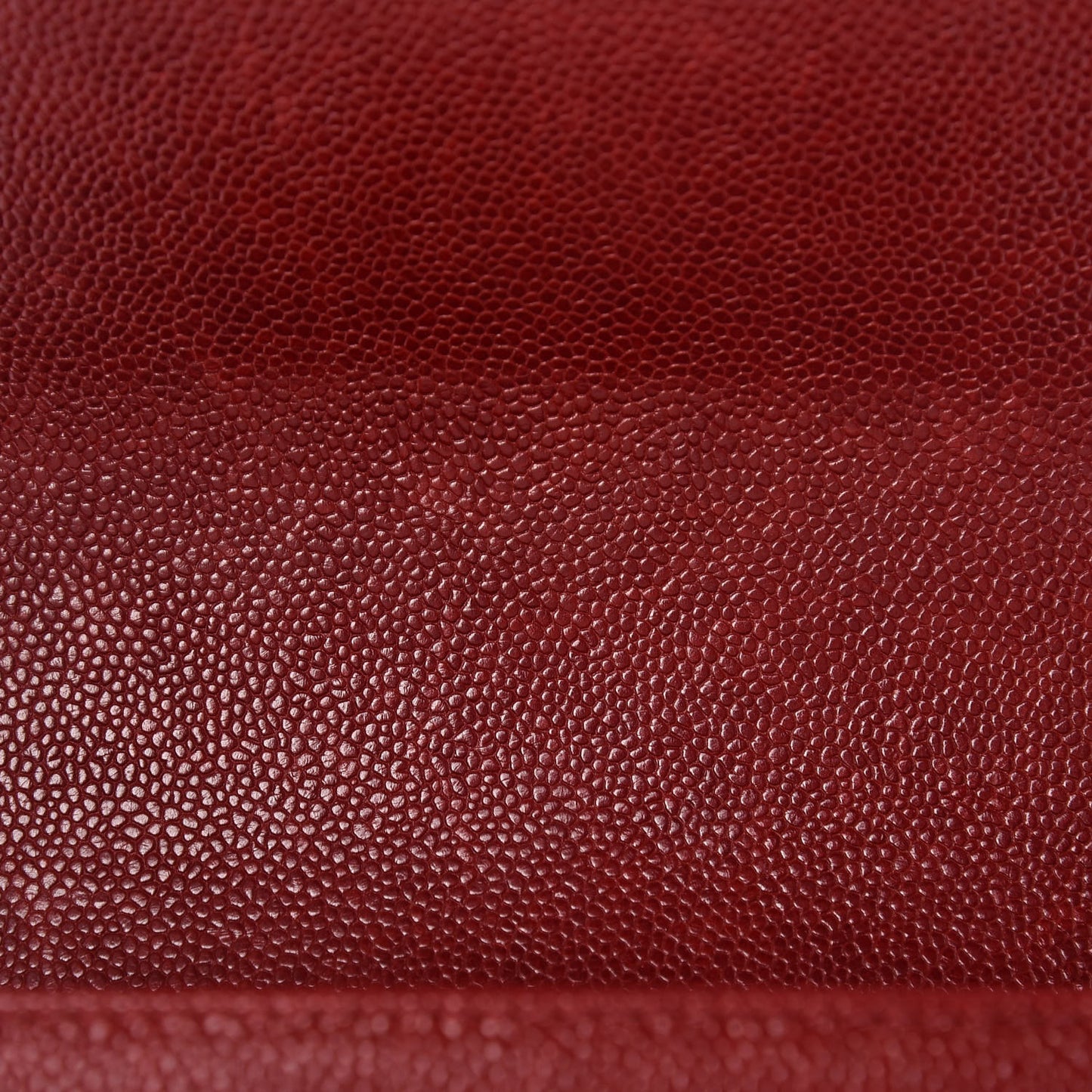 Caviar Quilted Small Boy Flap Dark Red