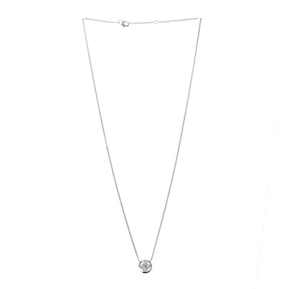 Louis Vuitton 18K White Gold Diamond Blossom BB Pendant Necklace 3 of 7