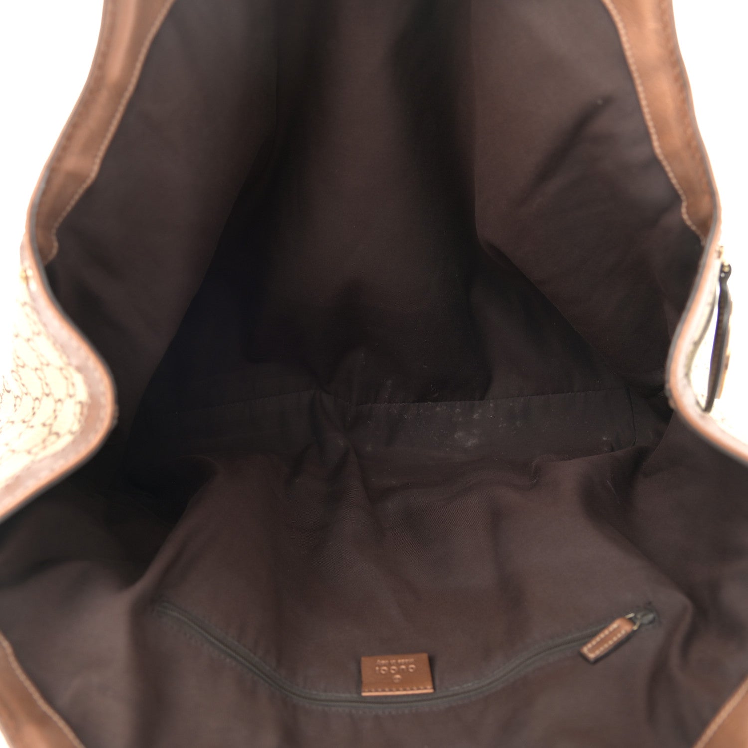 Gucci Monogram Large Sukey Tote Brown 5 of 13