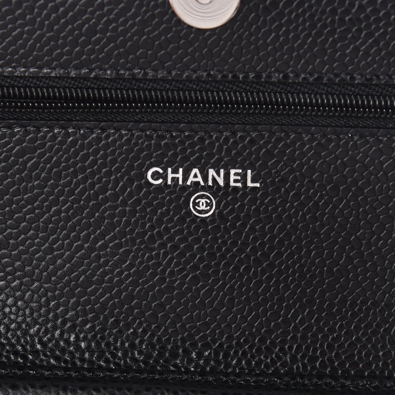 Chanel Caviar Quilted Wallet On Chain WOC Black 6 of 11
