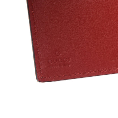Gucci Calfskin Sylvie Wallet Hibiscus Red 6 of 8
