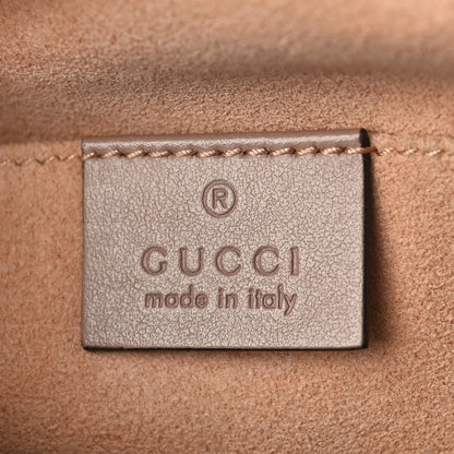 Gucci Calfskin Matelasse Small GG Marmont Chain Shoulder Bag Porcelain Rose 8 of 10