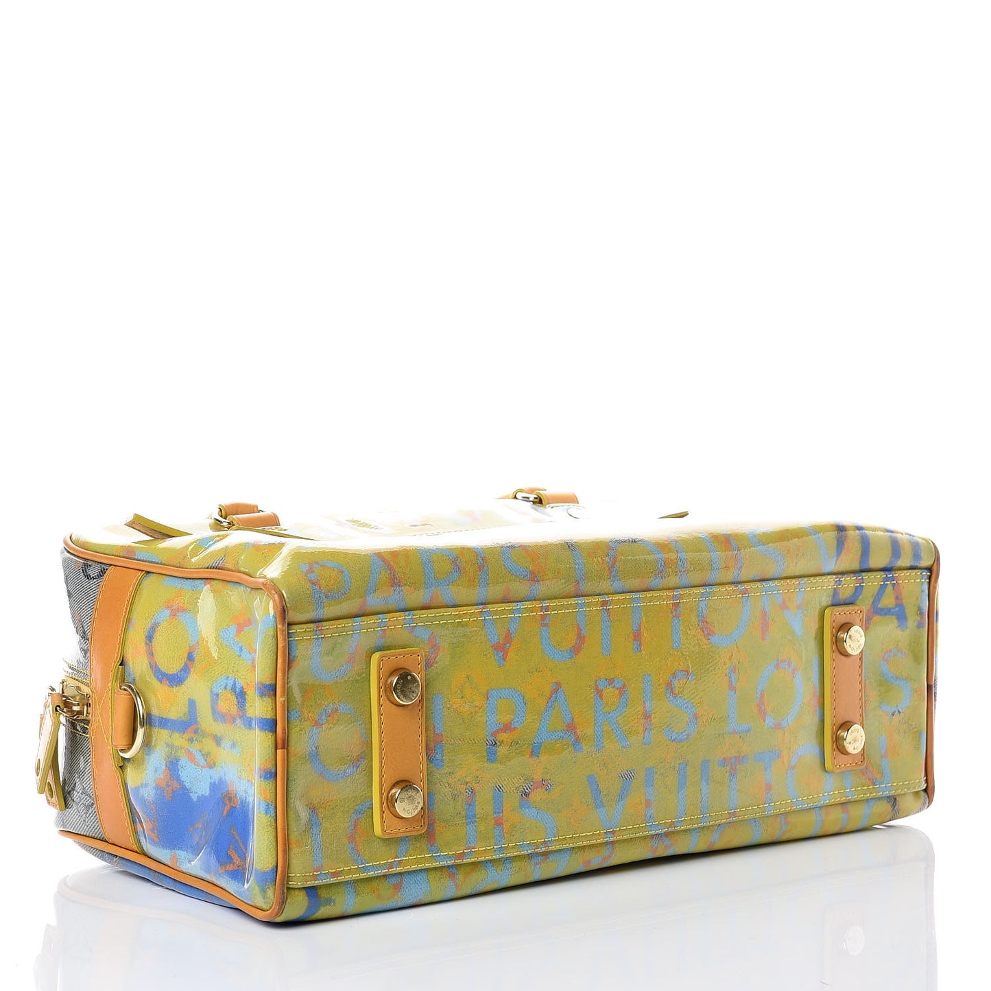 Monogram Pulp Defile Weekender PM Yellow