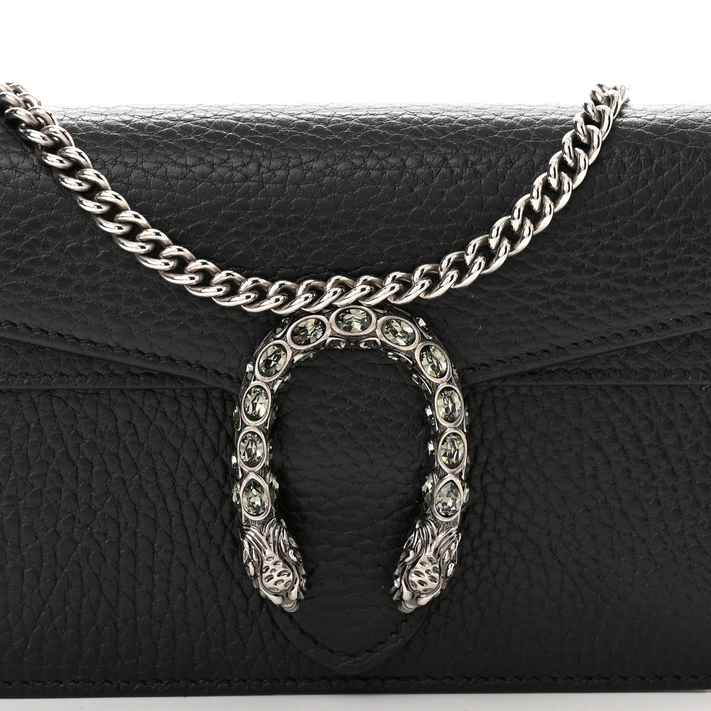 Calfskin Super Mini Dionysus Shoulder Bag Black