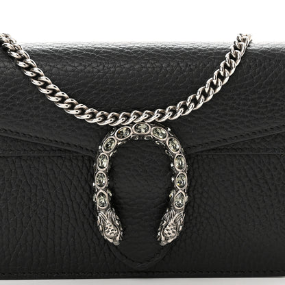 Gucci Calfskin Super Mini Dionysus Shoulder Bag Black 7 of 10