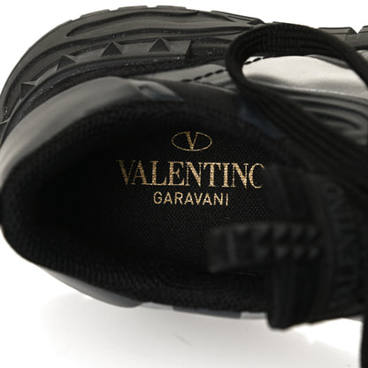 Valentino Garavani Nappa Suede Camouflage Womens Rockrunner Plus High Frequency Sneakers 41 Black 10 of 12