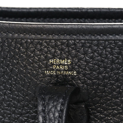 Hermes Taurillon Clemence Evelyne TPM Black 6 of 10