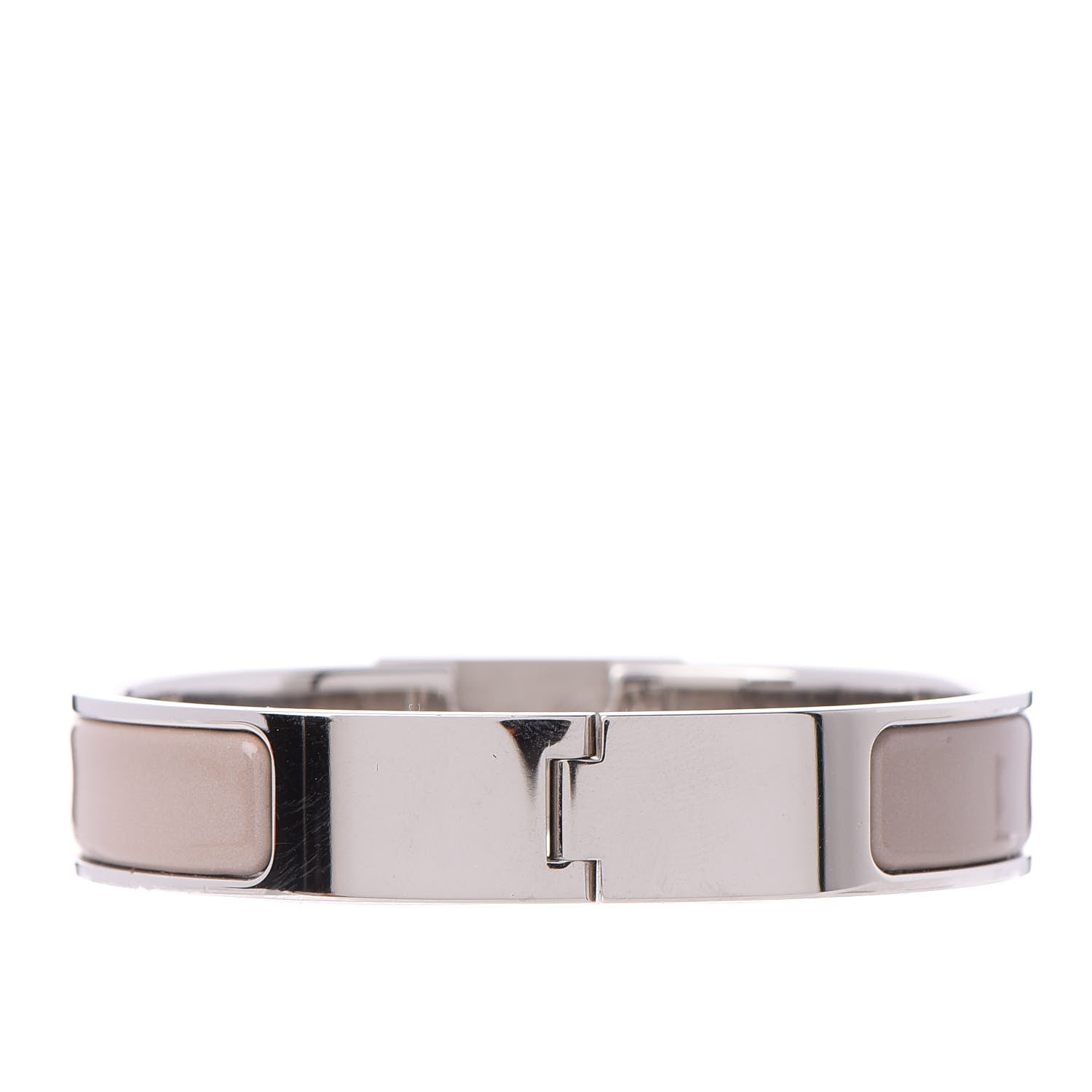 Hermes Enamel Clic Anneau Bracelet PM Marron Glace 3 of 4