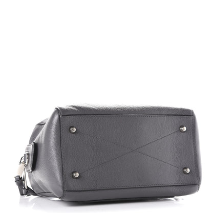 Marc Jacobs Calfskin Recruit Bauletto Satchel Tote Bag Grey 4 of 12