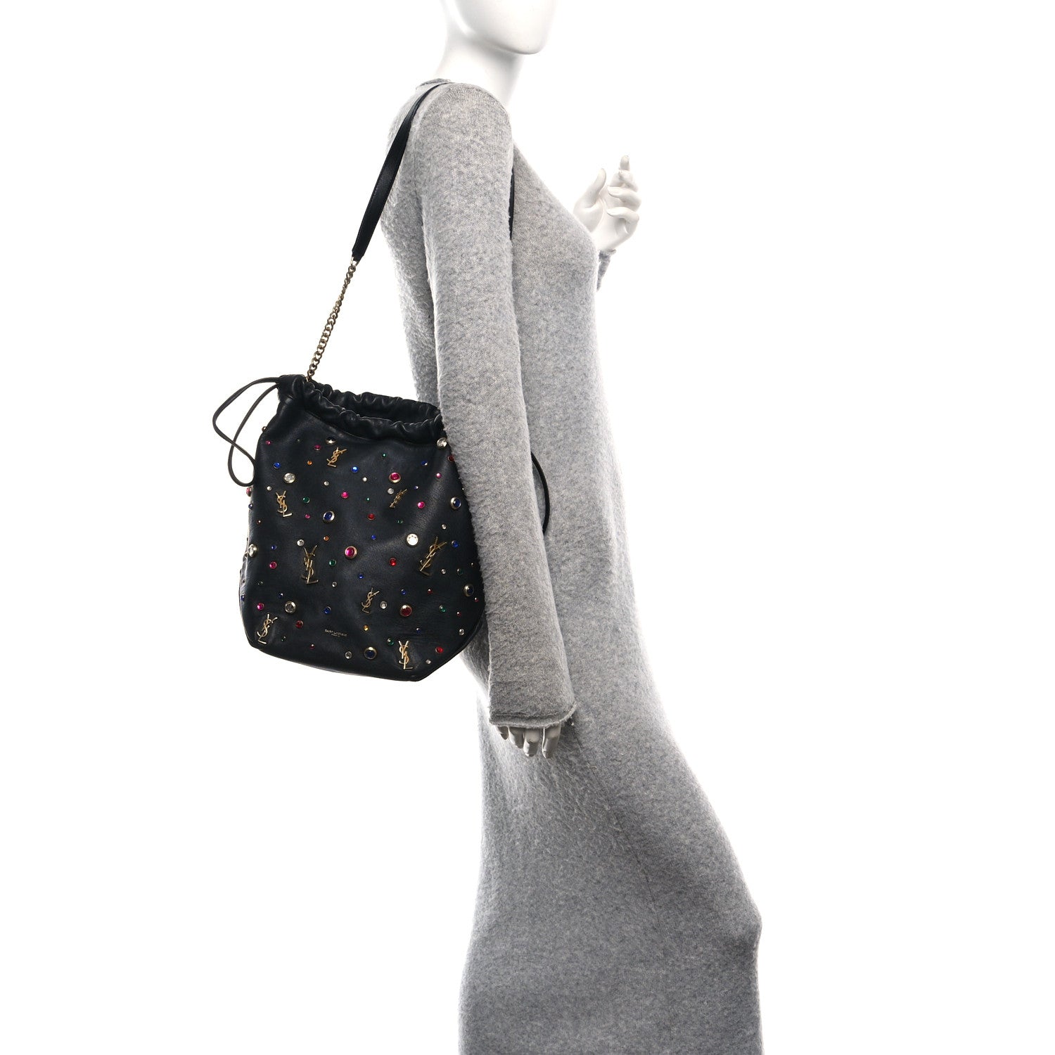 saint laurent teddy drawstring bag テディ 【公式通販】