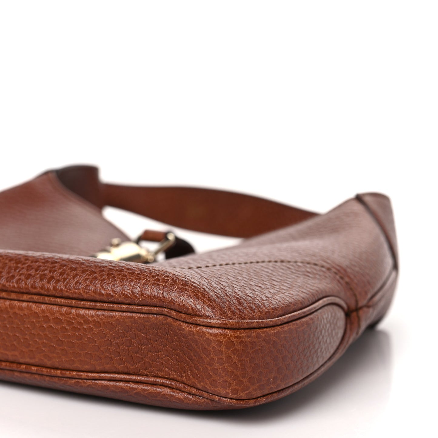 Soft Grained Calfskin Small Jackie O Hobo Brown