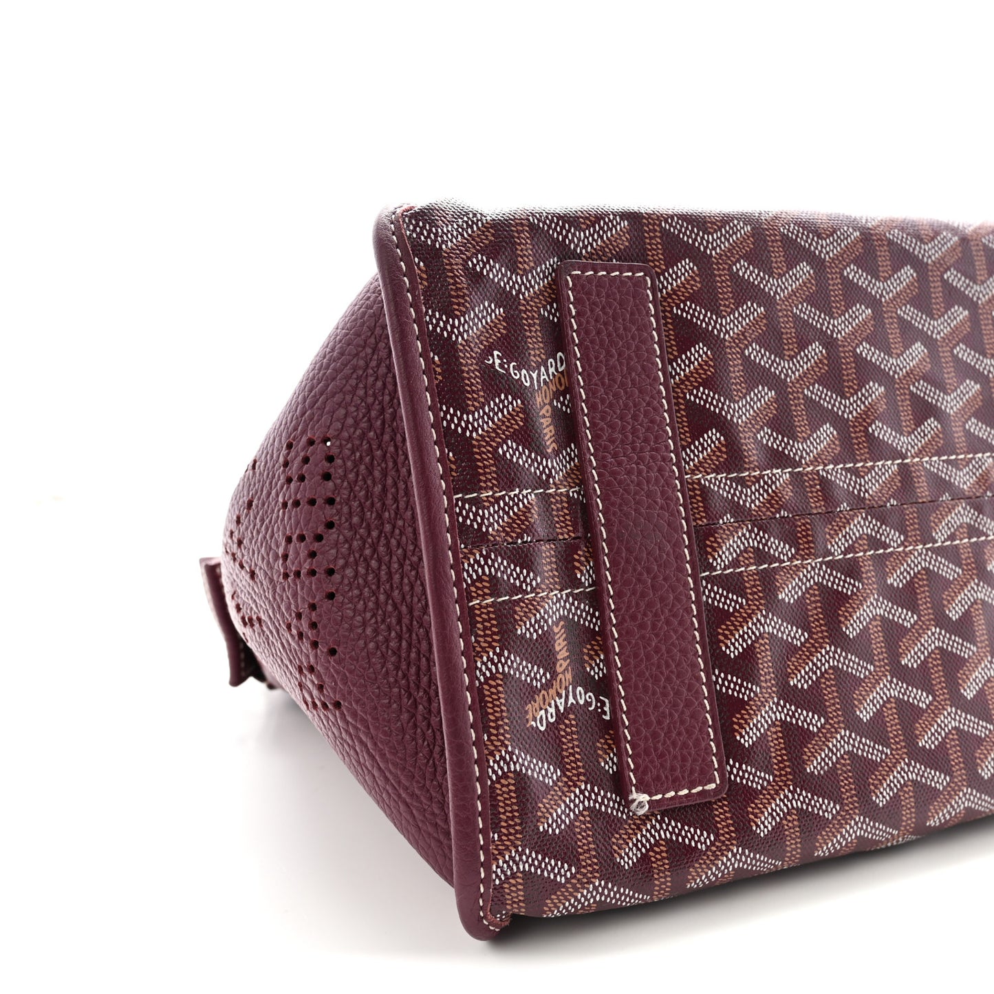 Goyardine Sac Hardy Pet Carrier PM Burgundy