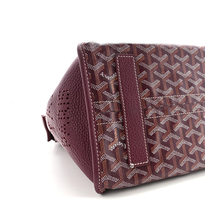 Goyard Goyardine Sac Hardy Pet Carrier PM Burgundy 9 of 10