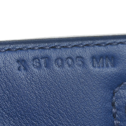 Hermes Swift Kelly Pochette Clutch Bleu Saphir 7 of 8