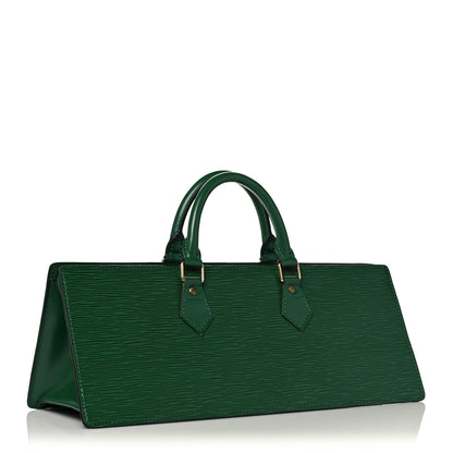 Louis Vuitton Epi Sac Triangle Green 3 of 22