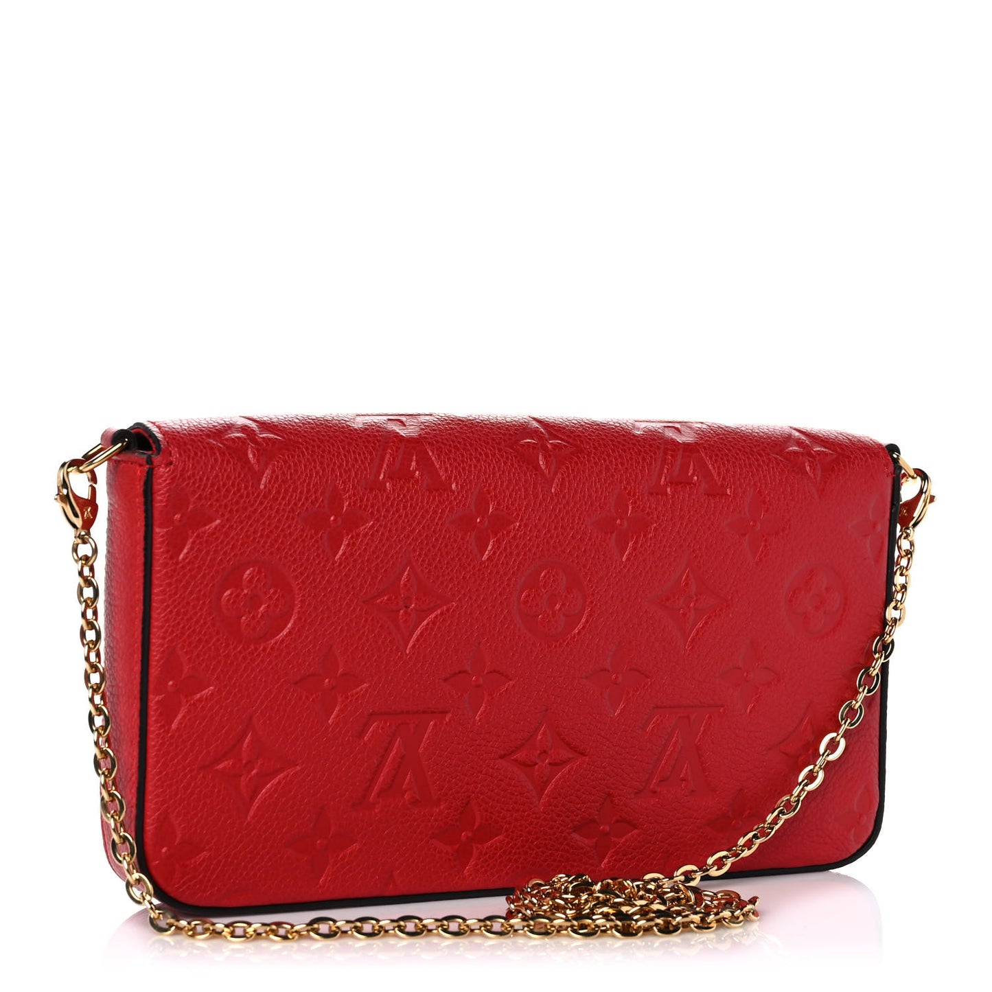 Empreinte Pochette Felicie Chain Wallet Scarlet