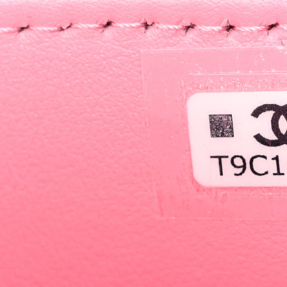 Chanel Shiny Caviar Mini Preppy Coco Shoulder Bag Pink 7 of 11