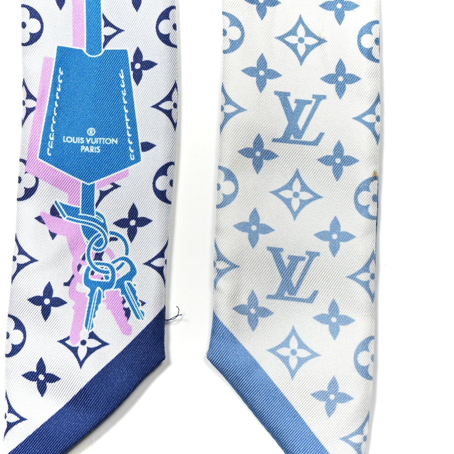 Silk Monogram Rising Confidential BB Bandeau Denim