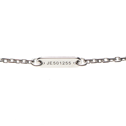 Van Cleef & Arpels 18K White Gold Diamond Sweet Alhambra Pendant Necklace 5 of 7