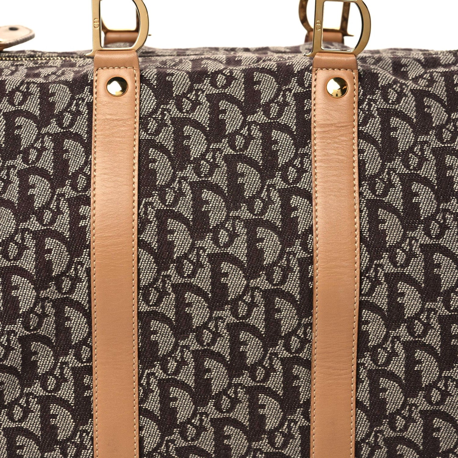 Christian Dior Monogram Boston Bag Brown 8 of 11