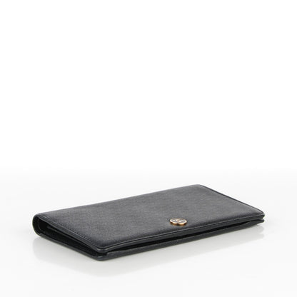 Chanel Grained Calfskin CC Button Yen Wallet Black 4 of 9