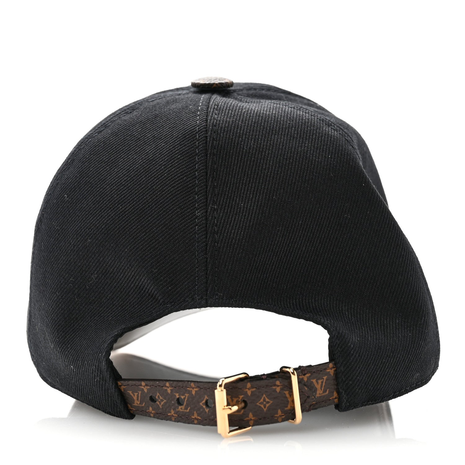 Louis Vuitton Monogram Cotton Jacquard Embroidered LV Day Cap M Black 6 of 8