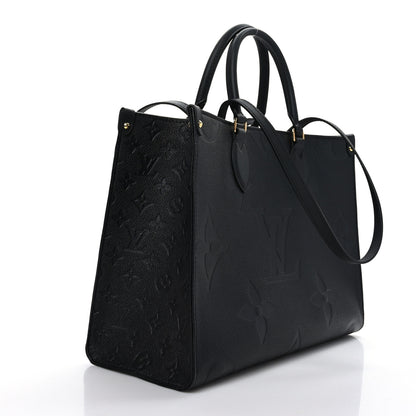 Louis Vuitton Empreinte Monogram Giant Onthego MM Black 3 of 8