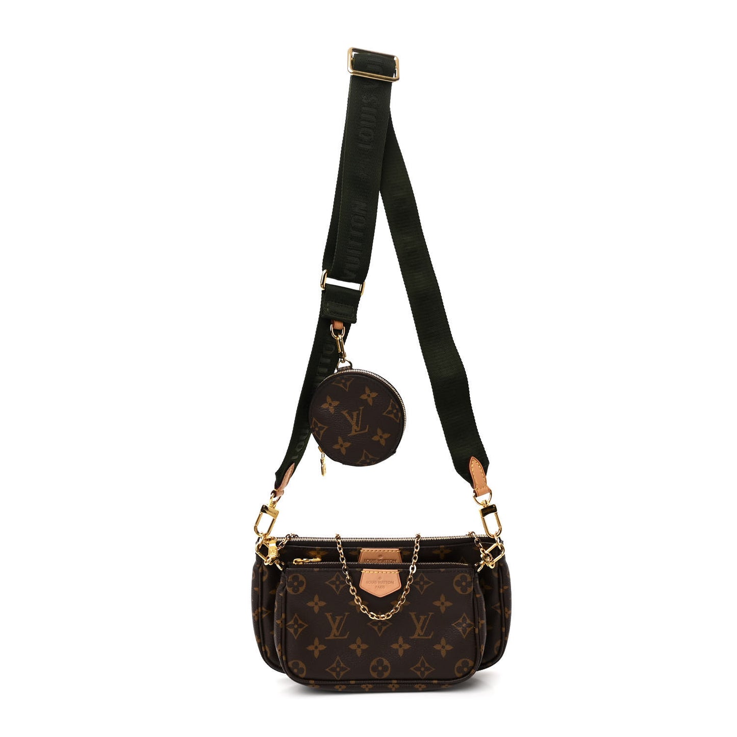 Monogram Multi Pochette Accessories Kaki