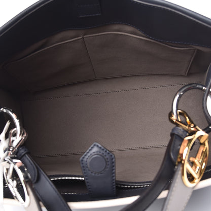 Fendi Vitello Century F is Fendi Regular Runaway Satchel Blue Notte Balena Multicolor 8 of 14