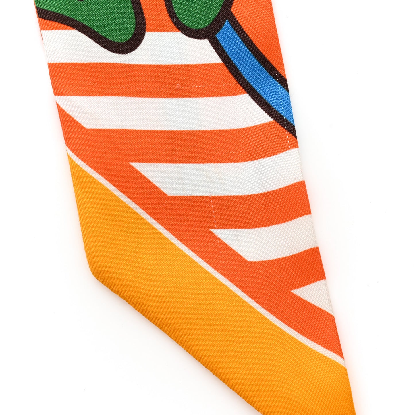 Twilly Scarf Orange Multicolor