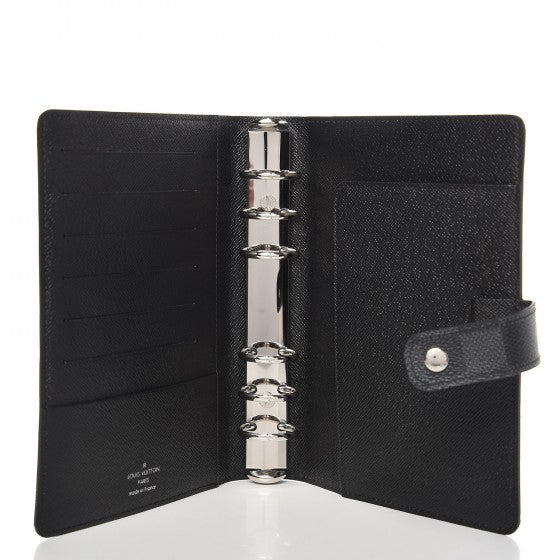 Damier Graphite Medium Ring Agenda Cover