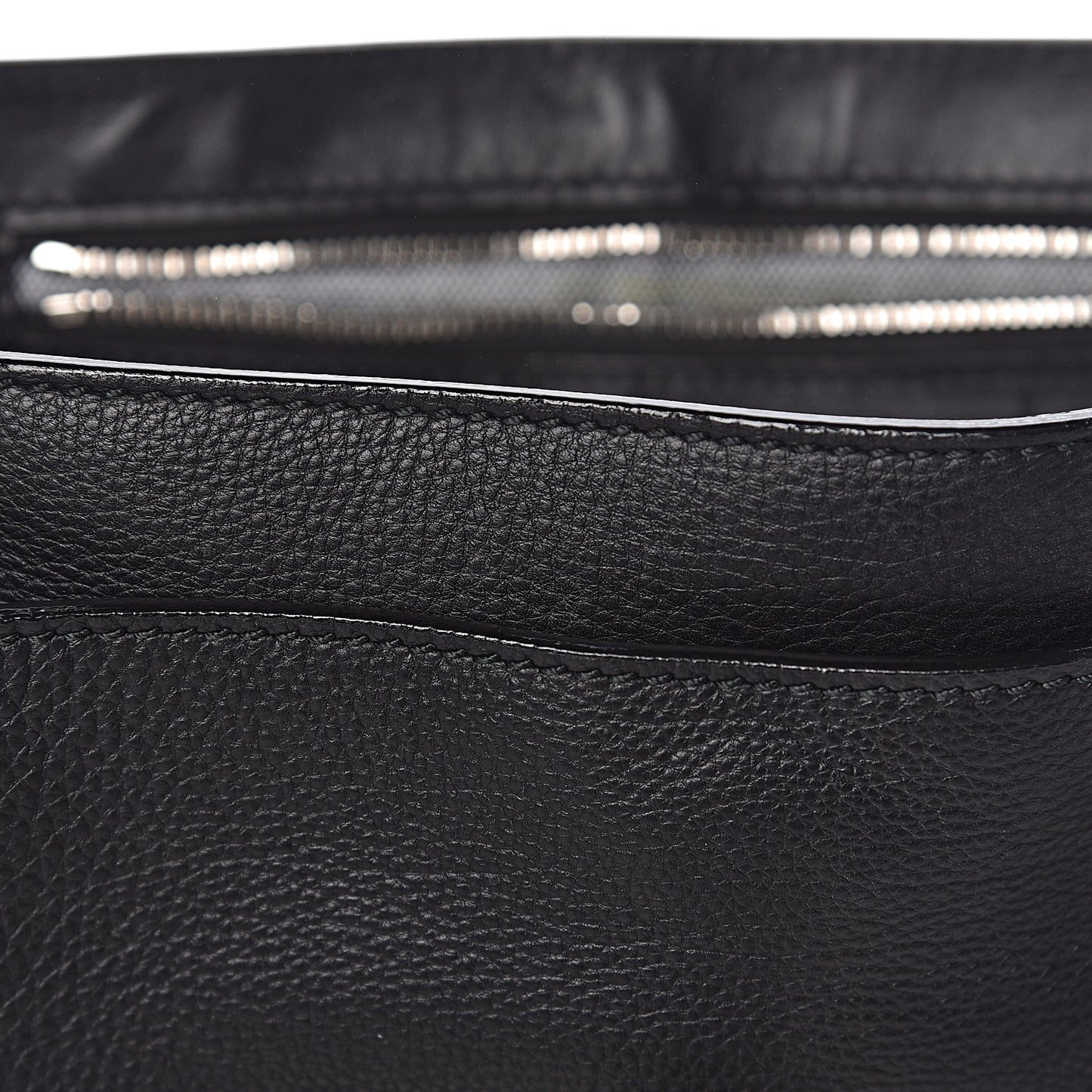 Grained Calfskin Tiny PS1 Satchel Black
