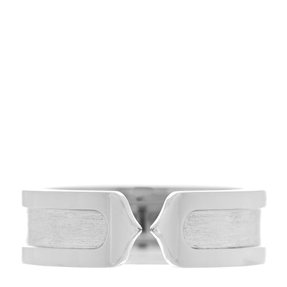 Cartier 18K White Gold 6.5mm C De Cartier Ring 57 8 1 of 5