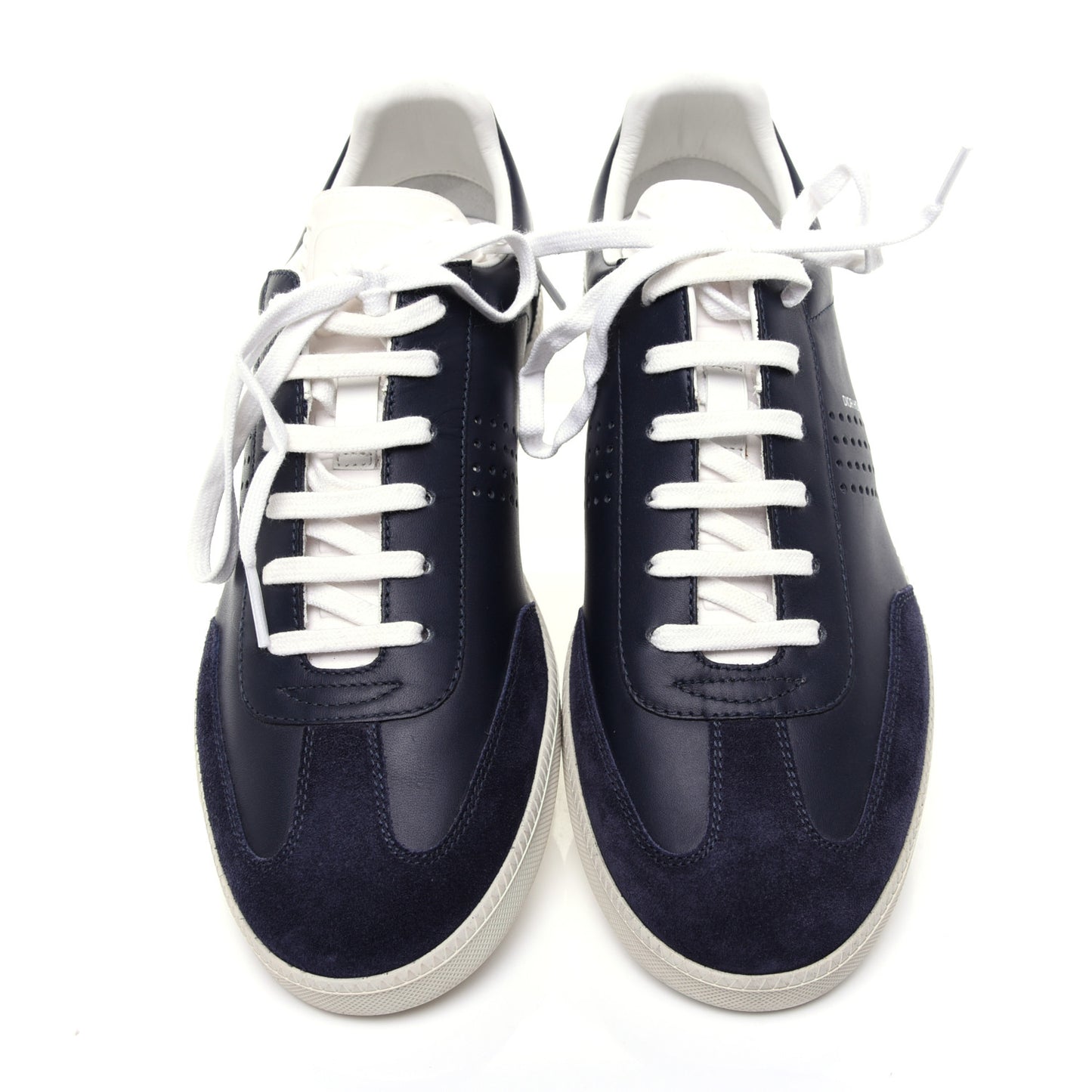 Homme Smooth Calfskin Suede Mens B01 Sneakers 39 Blue White