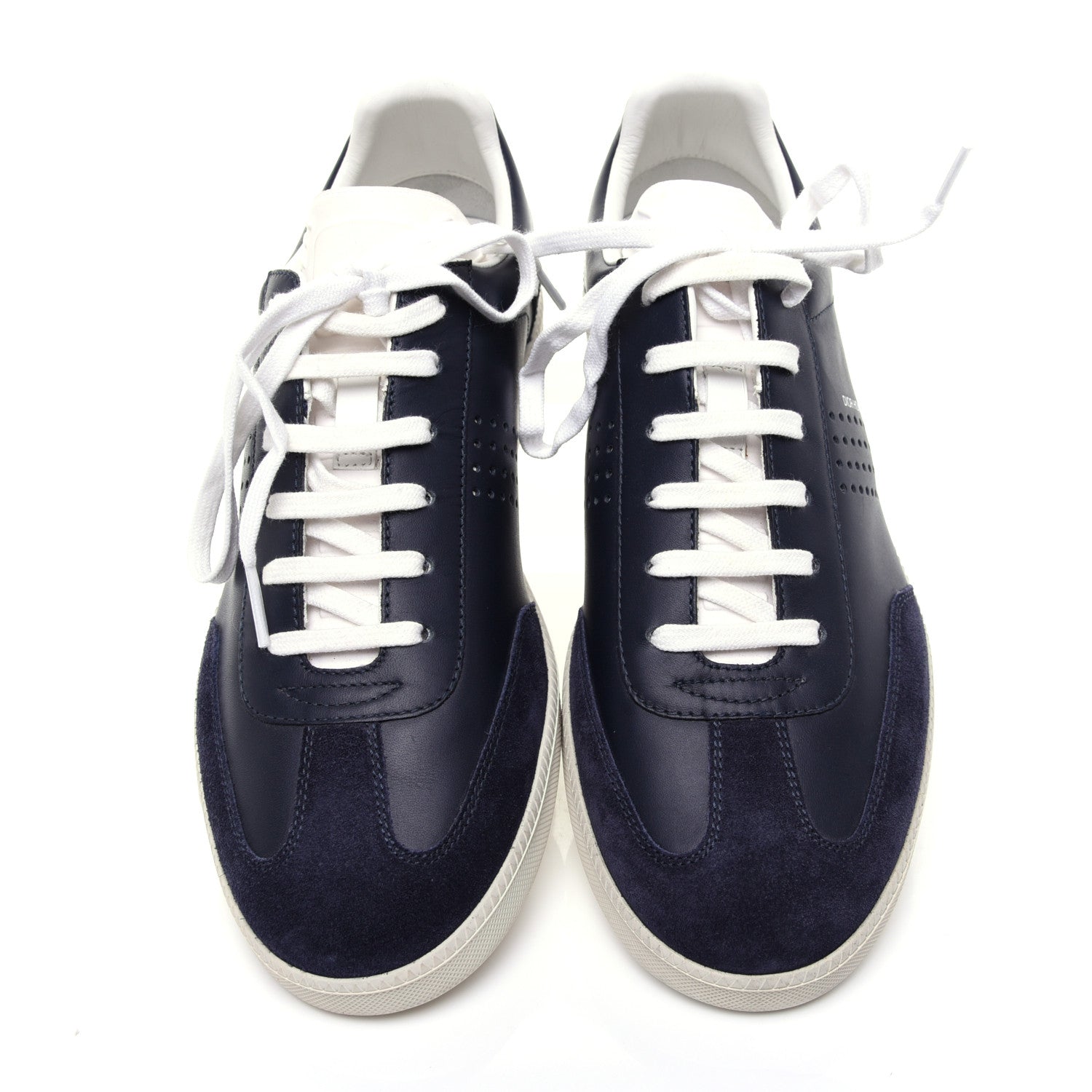 Christian Dior Homme Smooth Calfskin Suede Mens B01 Sneakers 39 Blue White 11 of 11