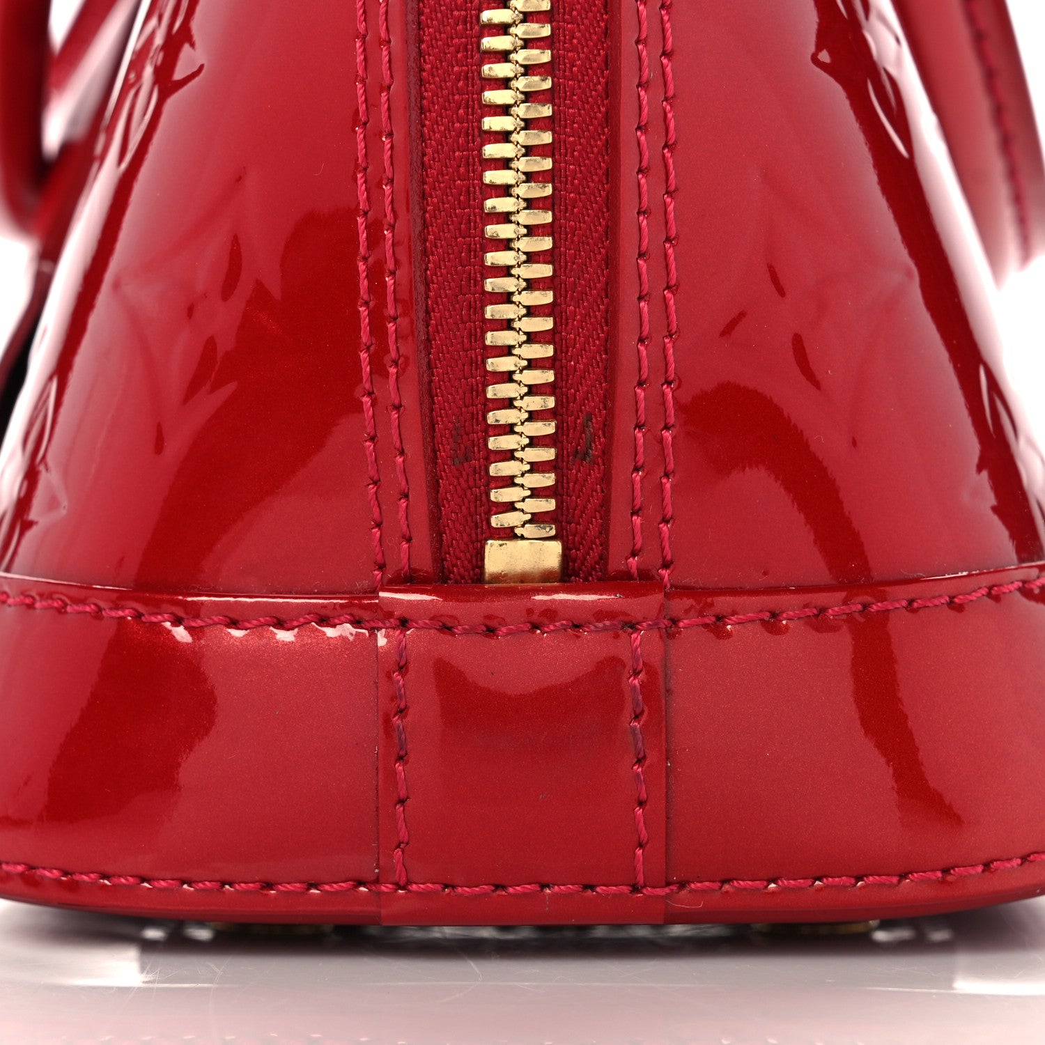 Louis Vuitton Vernis Alma BB Pomme D'Amour 10 of 10