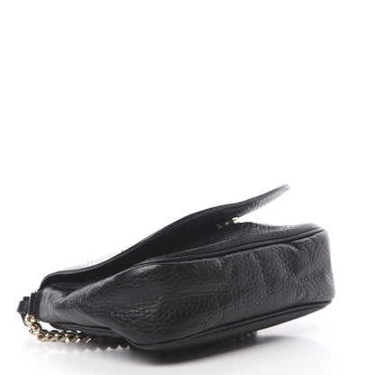 Gucci Pebbled Calfskin Small Soho Flap Crossbody Black 4 of 11