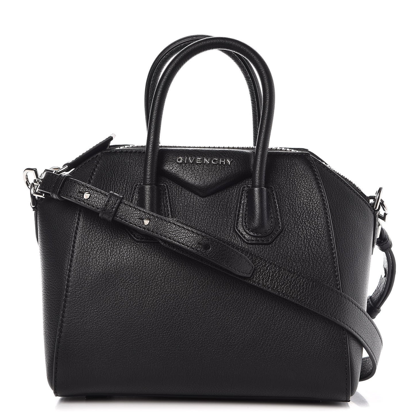 Sugar Goatskin Mini Antigona Black
