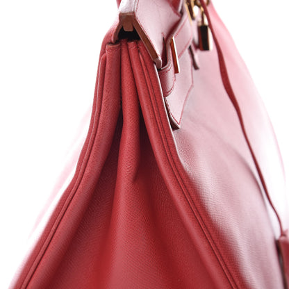 Hermes Courchevel Birkin 40 Rouge 44 of 46