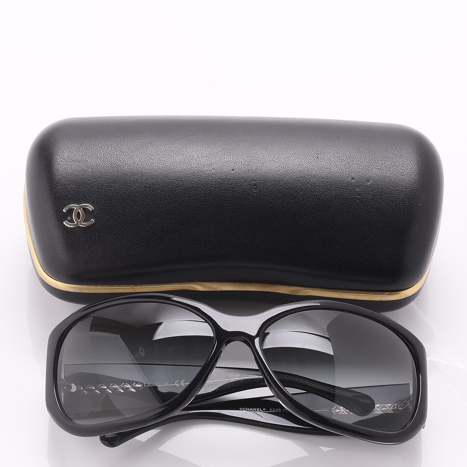 Chanel CC Logo Sunglasses 5226 Black 9 of 9