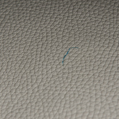 Hermes Taurillon Clemence Double Sens 45 Reversible Tote Gris Perle Bleu Orage 7 of 7