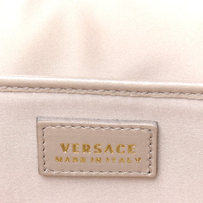 Versace Nappa Barocco Quilted Medusa Chain Clutch Bone 5 of 11