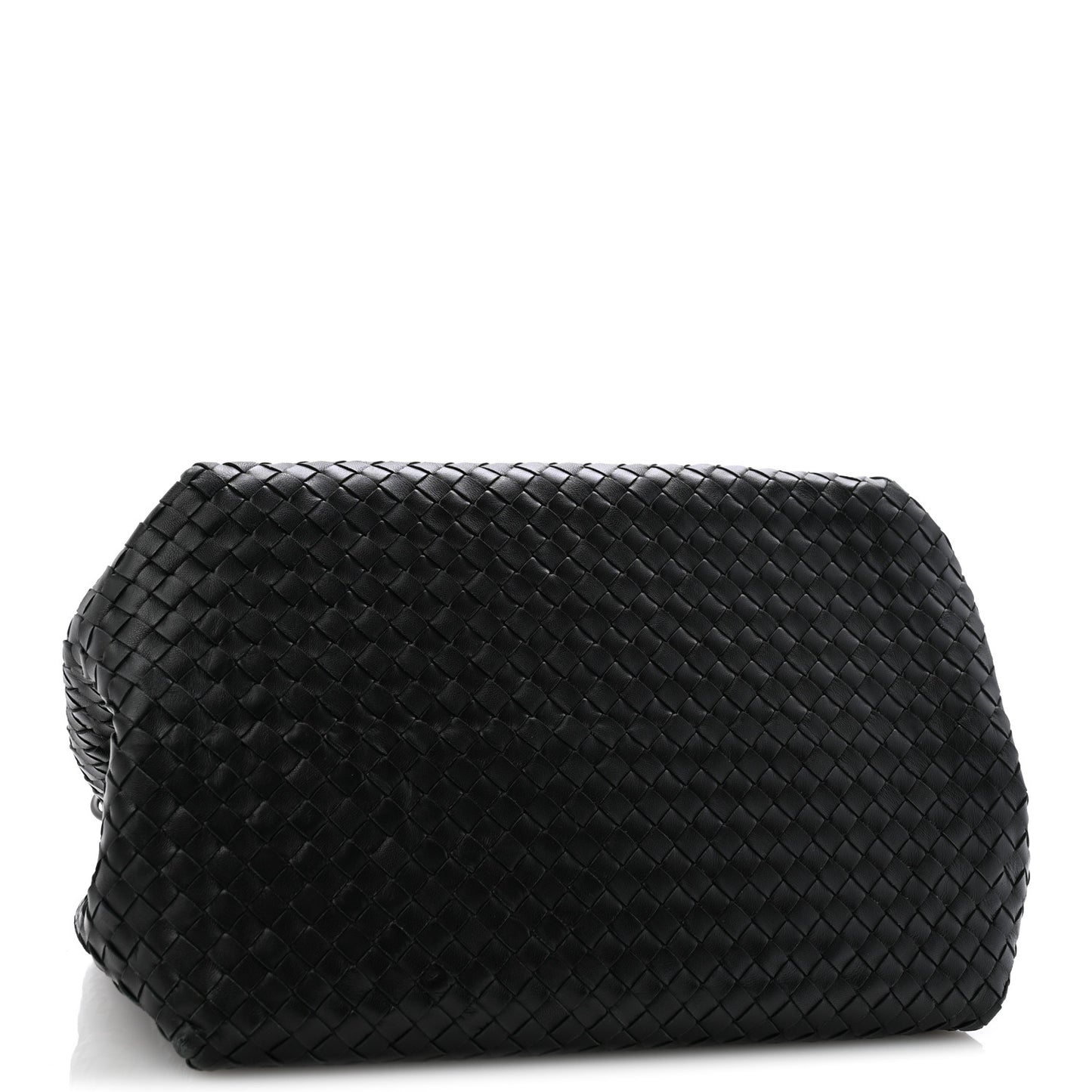 Nappa Intrecciato Parachute Bag Black