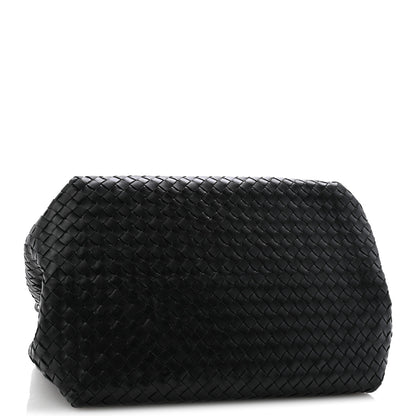 Bottega Veneta Nappa Intrecciato Parachute Bag Black 4 of 13