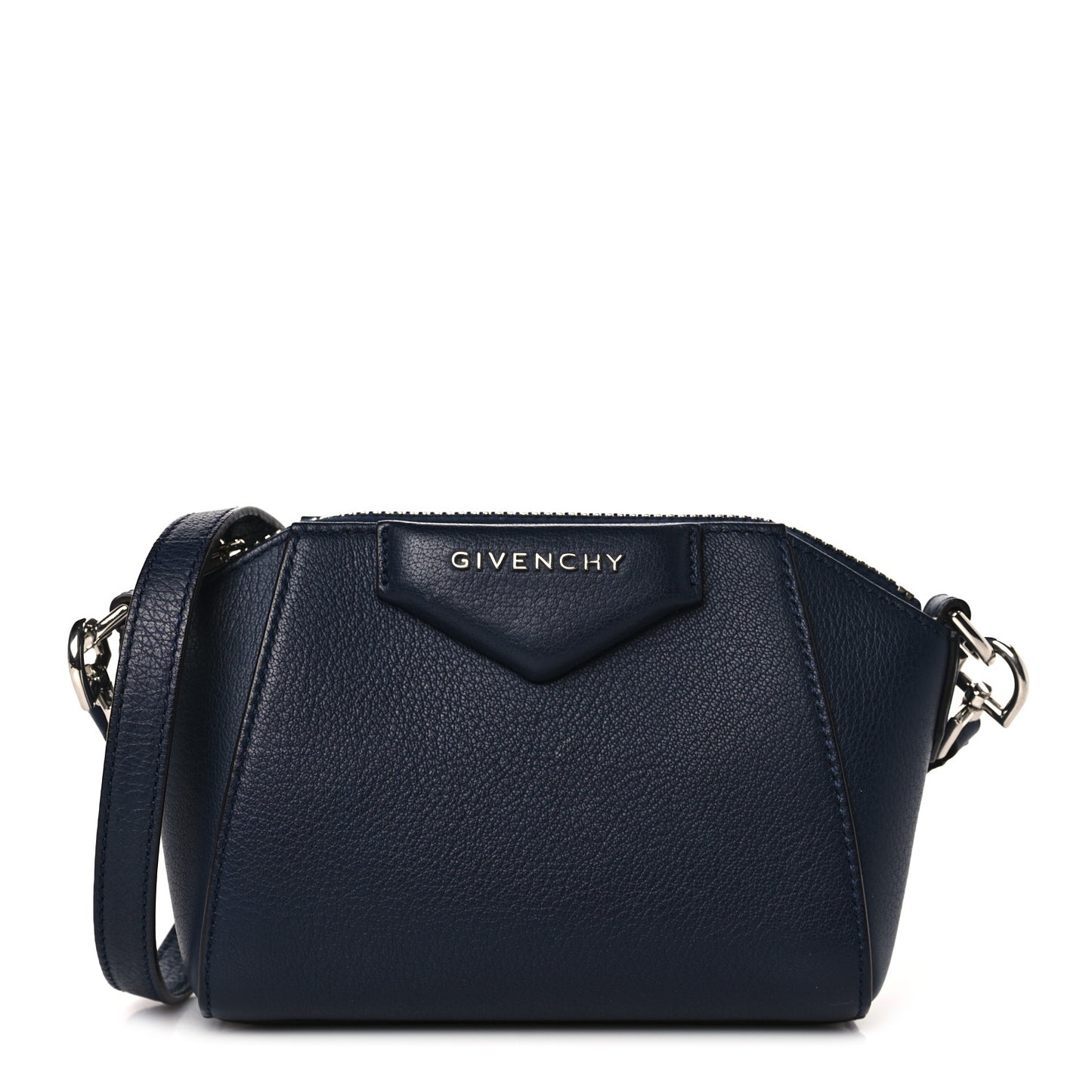 Sugar Goatskin Nano Antigona Midnight Blue