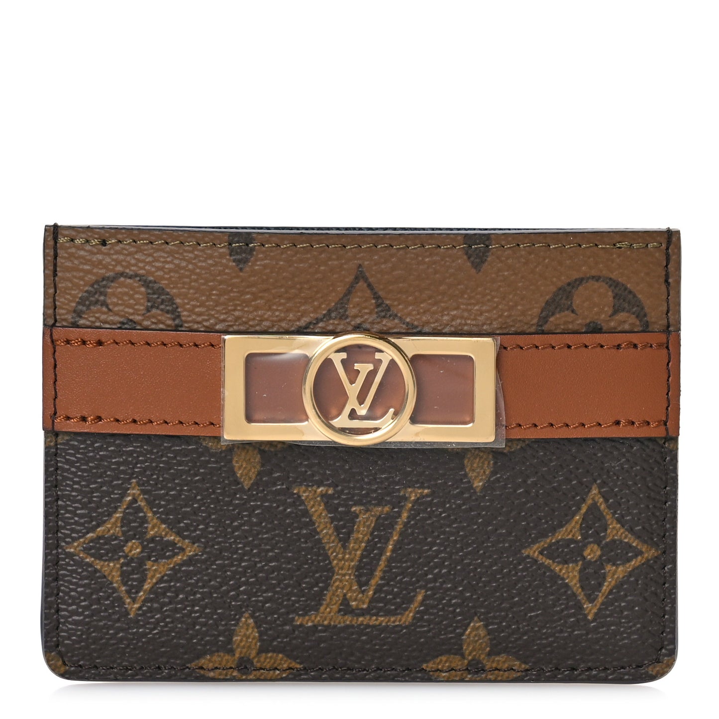 Reverse Monogram Dauphine Card Holder