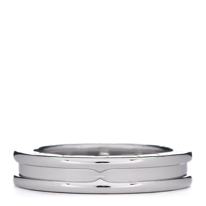 Bulgari 18K White Gold B.Zero1 One-Band Ring 58 8.5 1 of 5